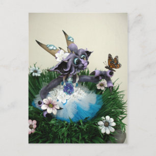 MD Alina Butterfly Dragon Postcard Postkarte