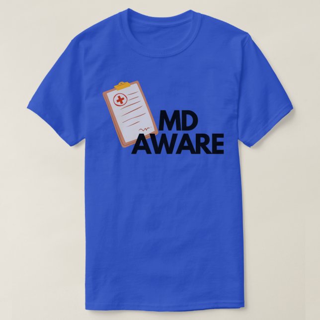 MD Aware Doctor Chart T-Shirt (Design vorne)
