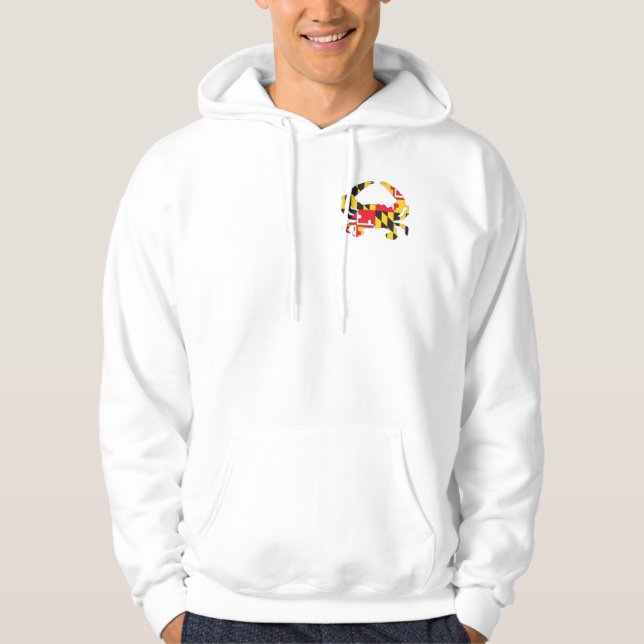 MD Crab Zip-Up Hoodie (Vorderseite)