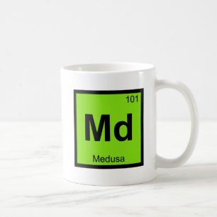 Md - Medusa Gorgon Chemie Periodensystem Kaffeetasse