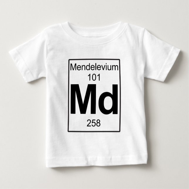 Md - Mendelevium Baby T-shirt (Vorderseite)