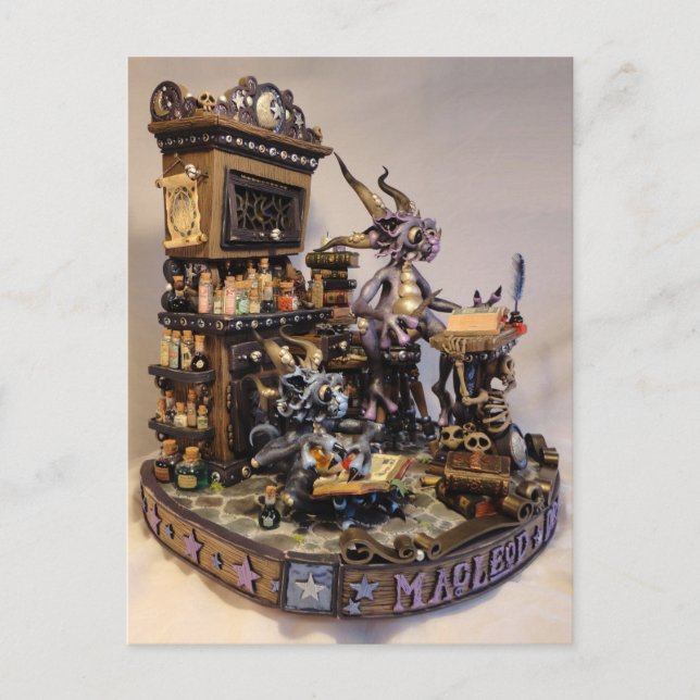 MD Merlin Dragons Postcard Postkarte (Vorderseite)