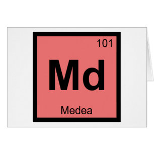 Md - Periodisches Symbol für griechische Chemie