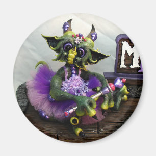 MD Prinzessin Alina Dragon Magnet, rund Magnet