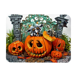 MD Pumpkin Dragon 3" x 4" Foto Magnet