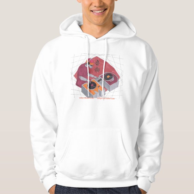 MD Robo-DJ Hoodie (Vorderseite)