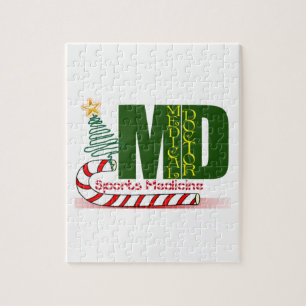 MD SPORTMEDIZIN CHRISTMAS MEDIZINISCHER ARZT PUZZLE