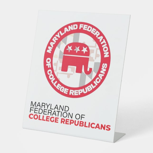 MDFCR-Tabellenplakat Sockelschild (Vorderseite)