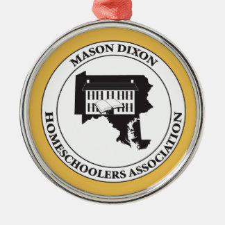 MDHSA - Logo Maurer-Dixons Homeschoolers Assc Silbernes Ornament