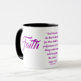 MDILLONDESIGNS.COM Frau von #FAITH-Tasse Tasse
