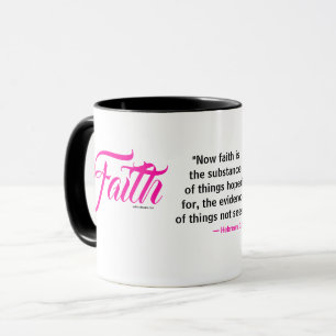 MDILLONDESIGNS.COM zeigt #FAITH Scripture Tasse