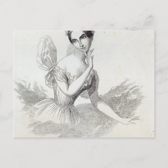 Mdlle Lucile Grahn Postkarte (Vorderseite)