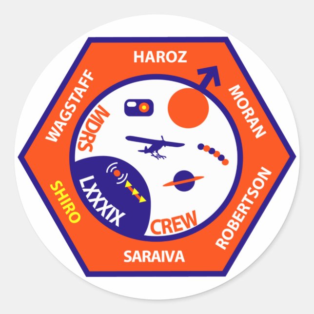 MDRS Crew 89 Aufkleber (Vorderseite)