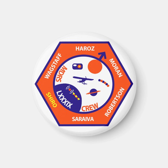 MDRS Crew 89 Magnet (Vorne)