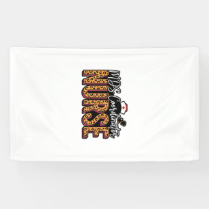 MDS-Koordinatorin Krankenschwester Vintage-Leopard Banner