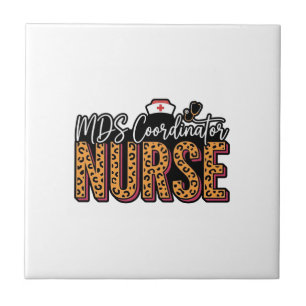 MDS-Koordinatorin Krankenschwester Vintage-Leopard Fliese