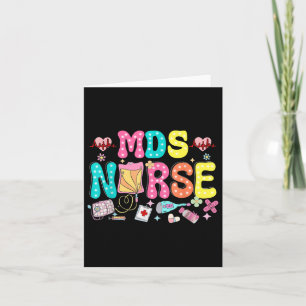 Mds Nurse Heart Valentinstag Medizinische Krankenp Karte