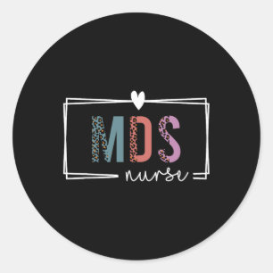 Mds Nurse Mds Nurses Day Runder Aufkleber