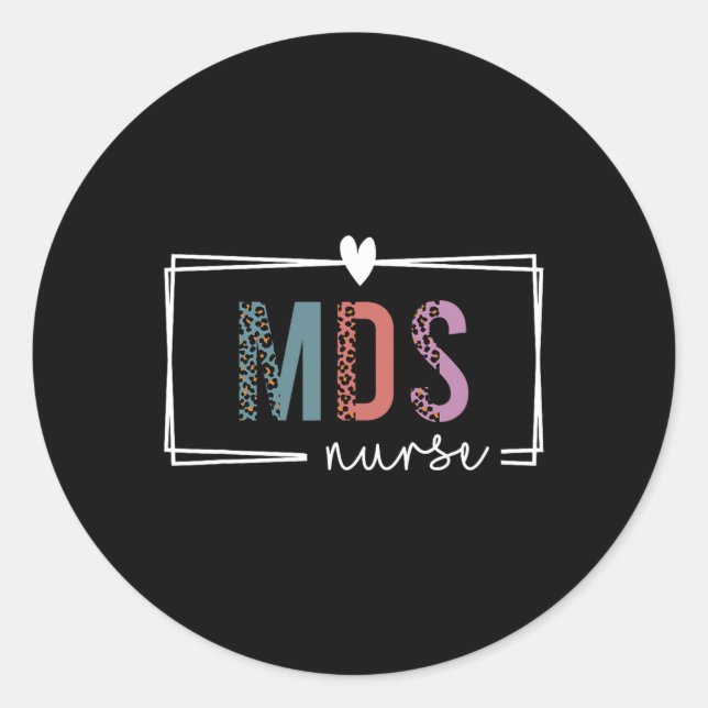 Mds Nurse Mds Nurses Day Runder Aufkleber (Vorderseite)