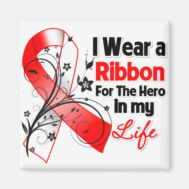 MDS Ribbon Hero in My Life Magnet (Vorne)