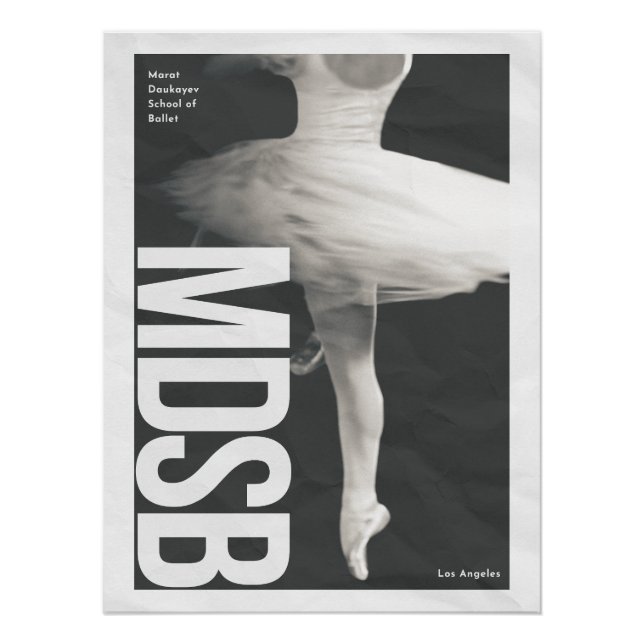 MDSB-Tänzerposter Poster (Vorderseite)