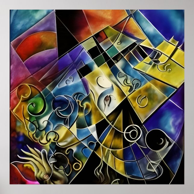 Me - AI Fantasy Digital Art Print - Modern Poster (Vorne)