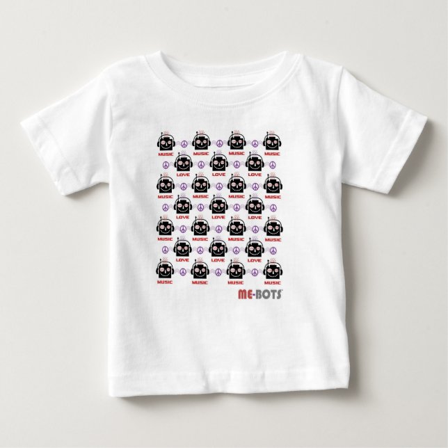 ME-BOTS-Muster-T - Shirt (Vorderseite)