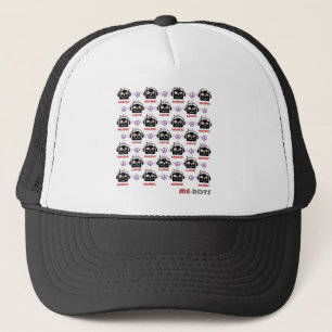 ME-BOTS-Muster-T - Shirt Truckerkappe