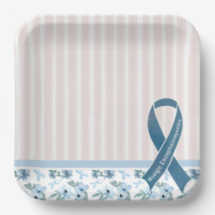 ME/CFS Awareness Ribbon Pappteller