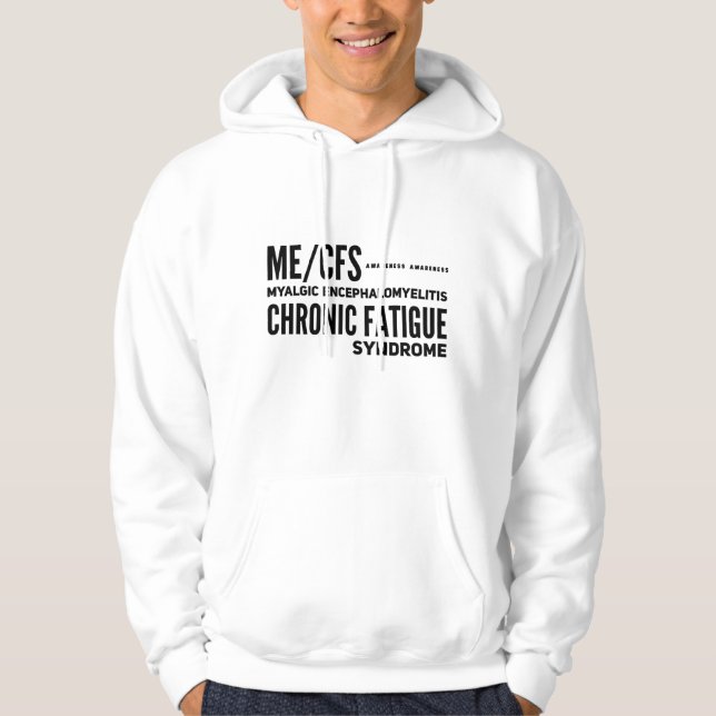 ME/CFS Chronic Fatigue Syndrome Awareness Hoodie (Vorderseite)