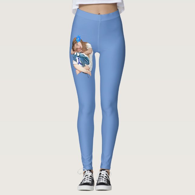 ME/CFS Chronische Ermüdung Leggings (Vorderseite)