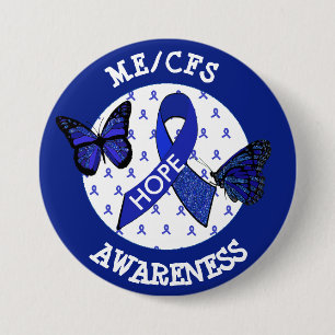 ME/CFS Syndrom-Bewusstseins-Band-Knopf Button