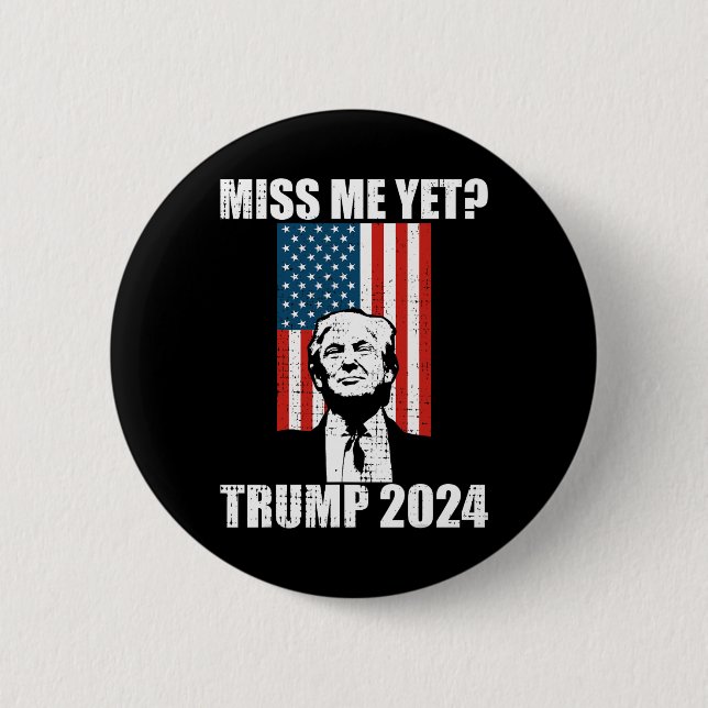 Me doch Funny Trump 2024 Button (Vorderseite)