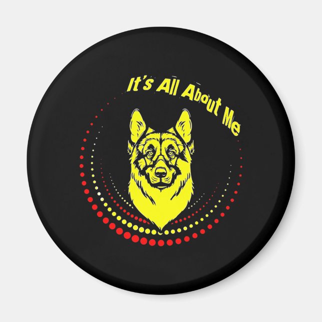 Me German Shepherd Magnet (Vorne)