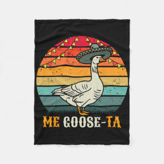 Me Goose Ta Mexican Men Women Boys Retro Spanish G Fleecedecke