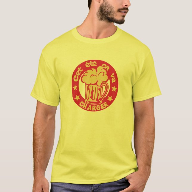 me Laden von Alkohol Apero Bito Glas Logo T-Shirt (Vorderseite)