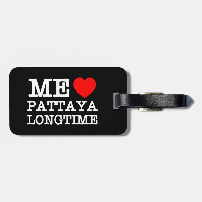 ME LIEBE PATTAYA LONGTIME GEPÄCKANHÄNGER (Rückseite horizontal)