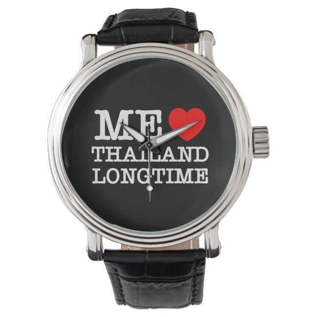 ME LIEBE THAILAND LONGTIME ARMBANDUHR (Vorderseite)