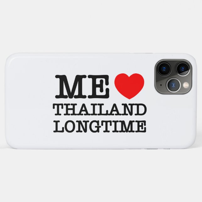ME LIEBE THAILAND LONGTIME Case-Mate iPhone HÜLLE (Rückseite (Horizontal))