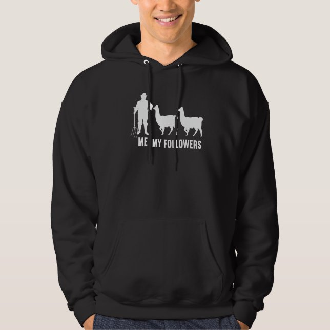 Me Meine Nachfolger Alpaca Llama Alpacas Alpaca Hoodie (Vorderseite)