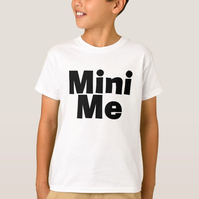 Me/Mini ich zusammenpassender T-Shirt (Vorderseite)