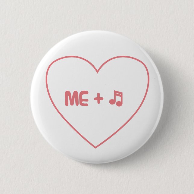 Me + Musik Button (Vorderseite)
