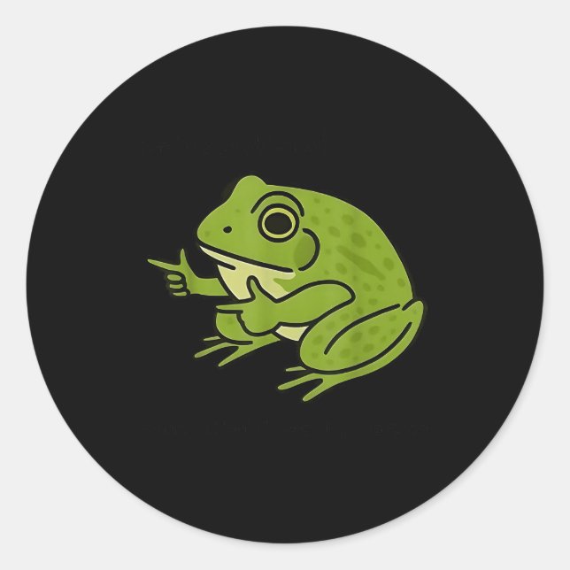 Me No Problemo Narrator But It Was All Problemo Fu Runder Aufkleber (Vorderseite)