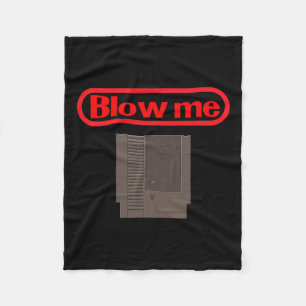 Me Retro Video Game Old School Gamer Fleecedecke