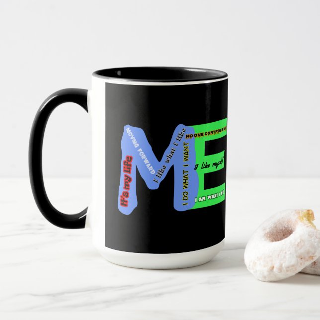 ME-Selbstausdruck Tasse (Mit Donut)