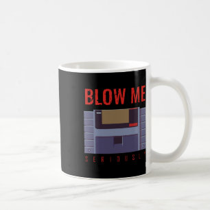 Me Serious 90s Retro Video Game Vintag Gamer Kaffeetasse