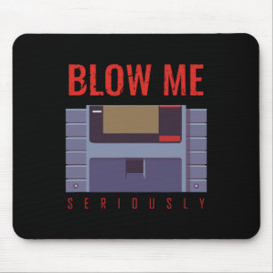 Me Serious 90s Retro Video Game Vintag Gamer Mousepad