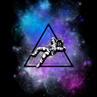 Me Time Colorary Space Nebel Aufkleber