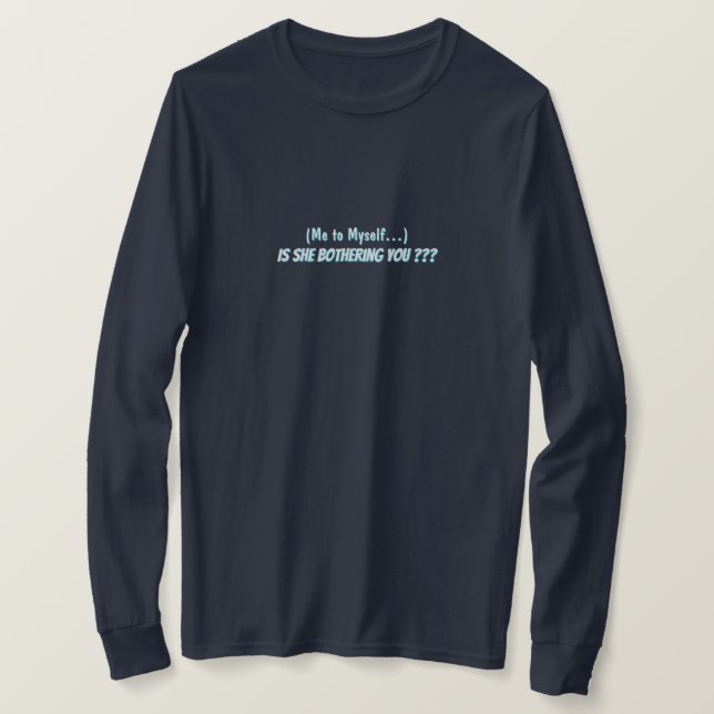 “Me to Myself” Basic Long Sleeve T-Shirt (Design vorne)