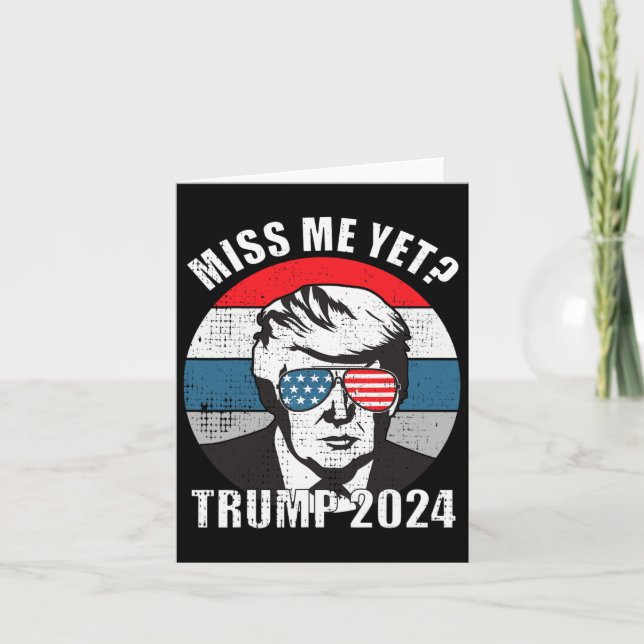 Me yet Funny Trump 2024 2 Karte (Vorderseite)